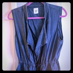 GAP denim vest/cover